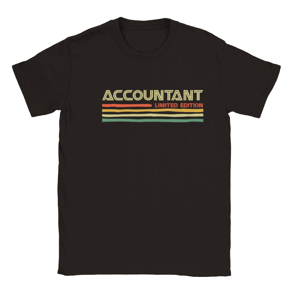 Accountant Limited Edition Retro Vintage Tax Day Classic Kids Crewneck T-shirt