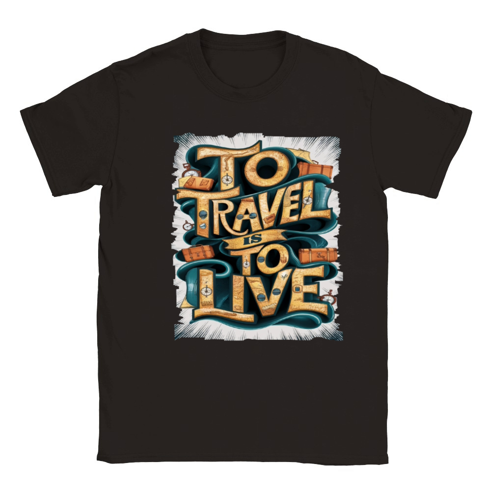 Travel Quote to get inspired N03 Classic Kids Crewneck T-shirt
