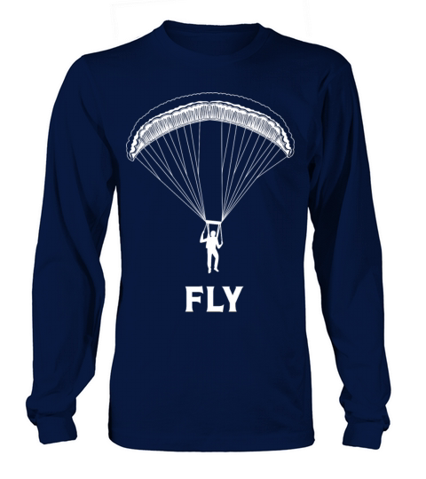 Vintage Paragliding Pilot Fly Paraglider Long sleeved Unisex