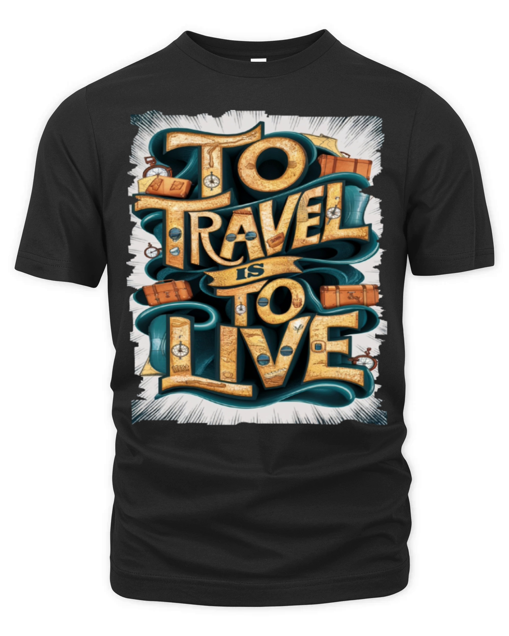 Travel Quote to get inspired N03 Organic Unisex T-shirt