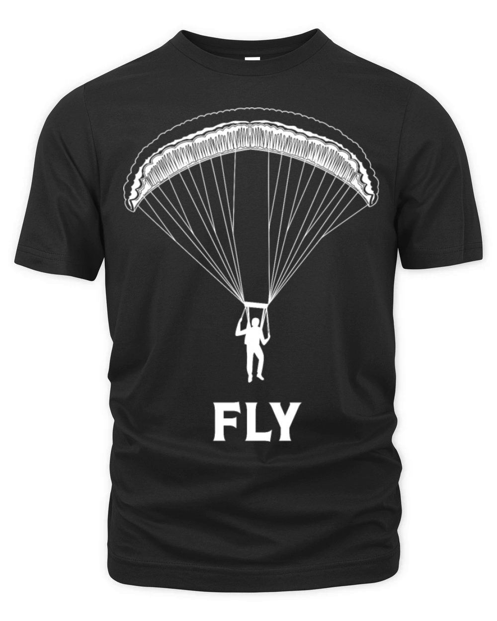 Vintage Paragliding Pilot Fly Paraglider Organic Unisex T-shirt