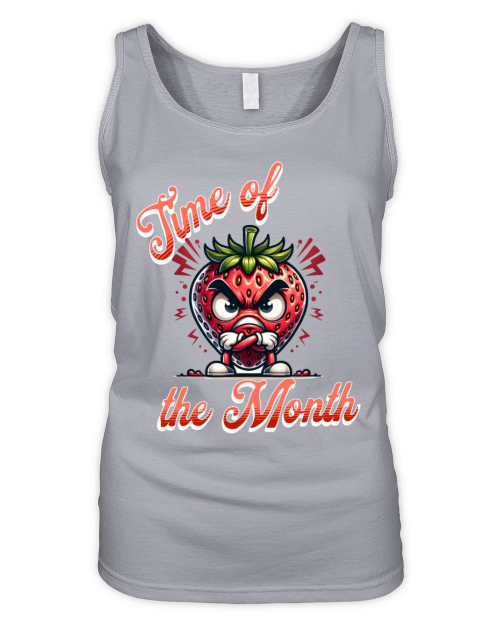 Time of the Month Periode Menstruation Humor Organic Women's Tank Top