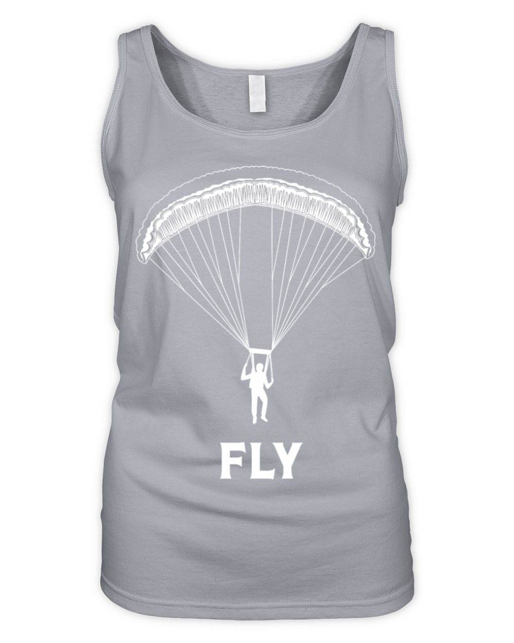 Vintage Paragliding Pilot Fly Paraglider Organic Women's Tank Top