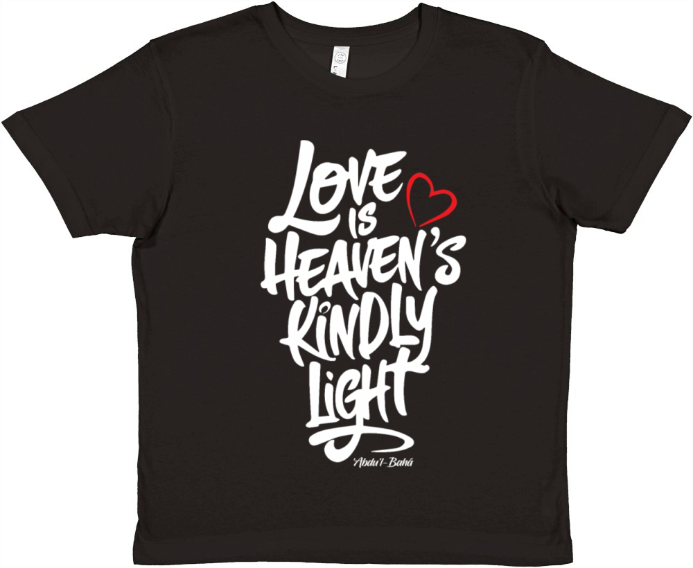 Love is Heaven’s Kindly Light - Bahai Faith Premium Kids Crewneck T-shirt