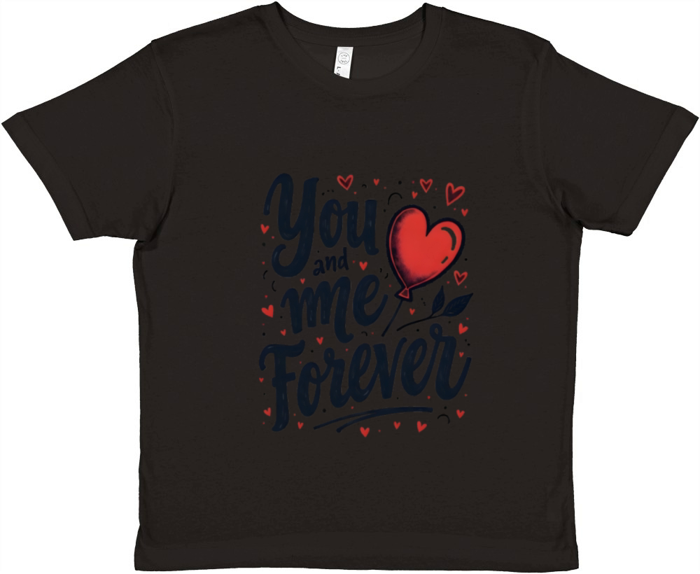 You And Me Forever Premium Kids Crewneck T-shirt