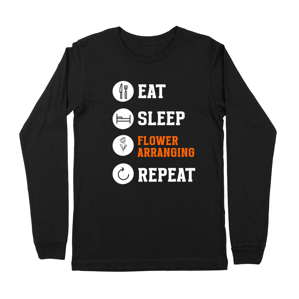 Florist Floral Flower Floristry Premium Long Sleeve