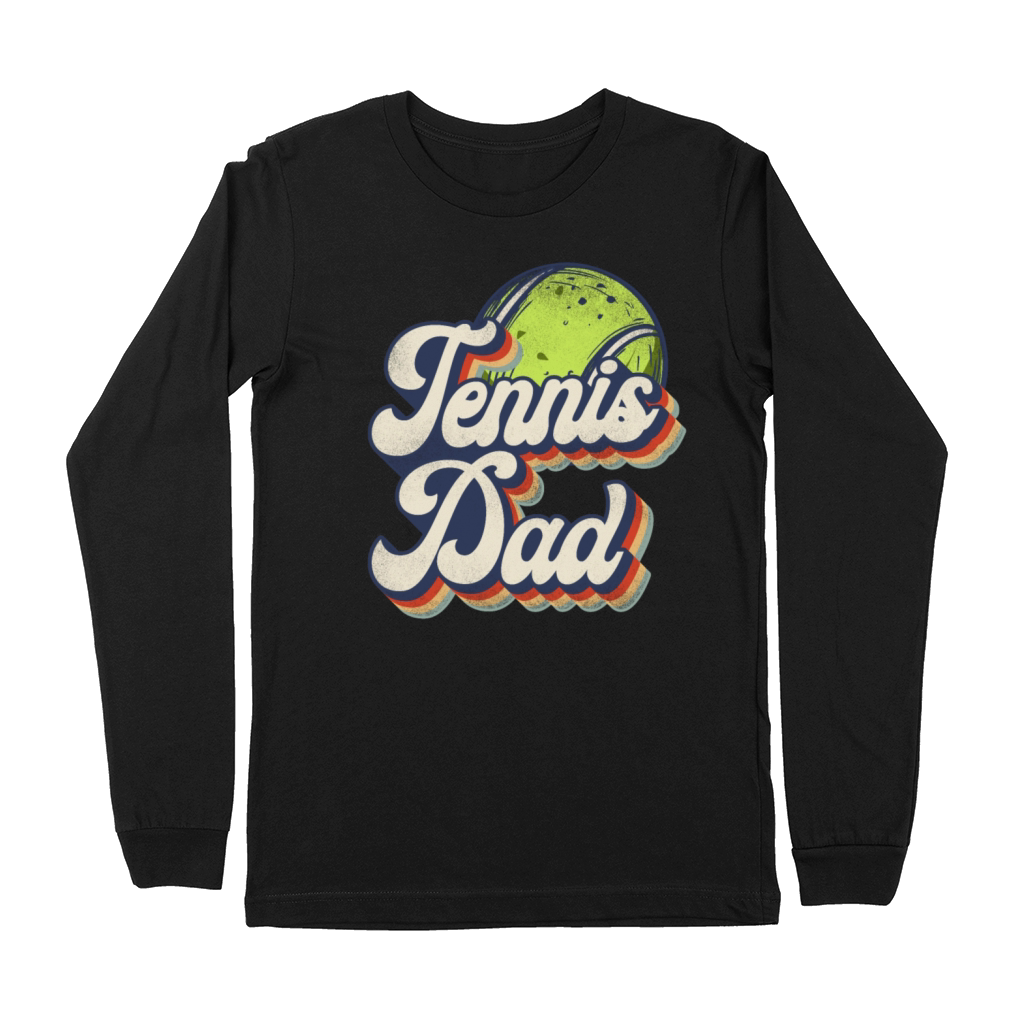 Funny Tennis Player Racket Retro Premium Long Sleeve