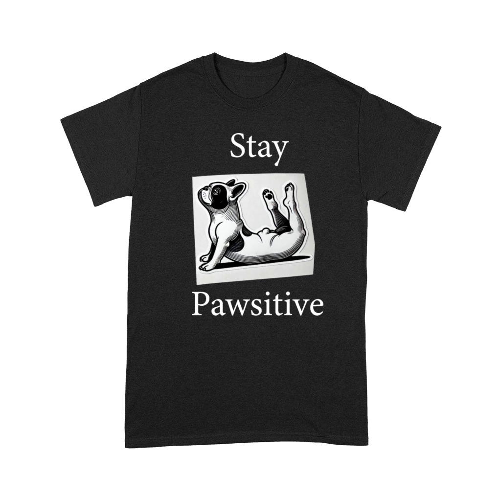 Stay Pawsitive funny Premium T-shirt