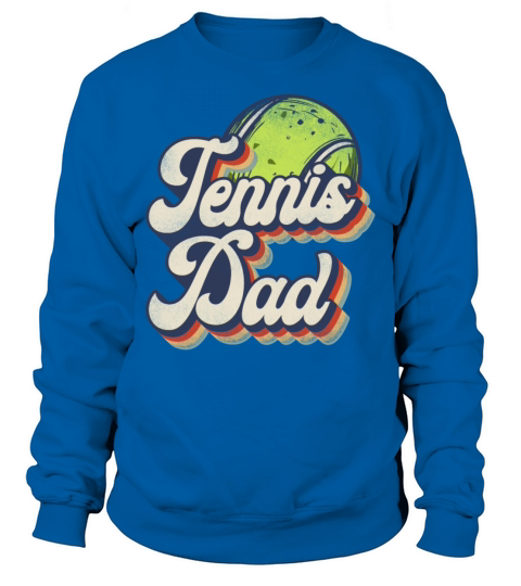 Funny Tennis Player Racket Retro Sweatshirt Unisex