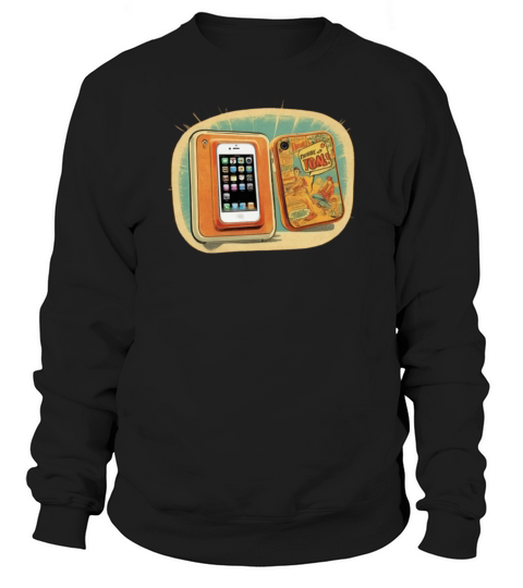 Retro Comic iPhone 3GS Tee - Vintage Tech Vibes Sweatshirt Unisex