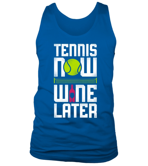 Funny Tennis Player Racket Wine Tank Top Unisex