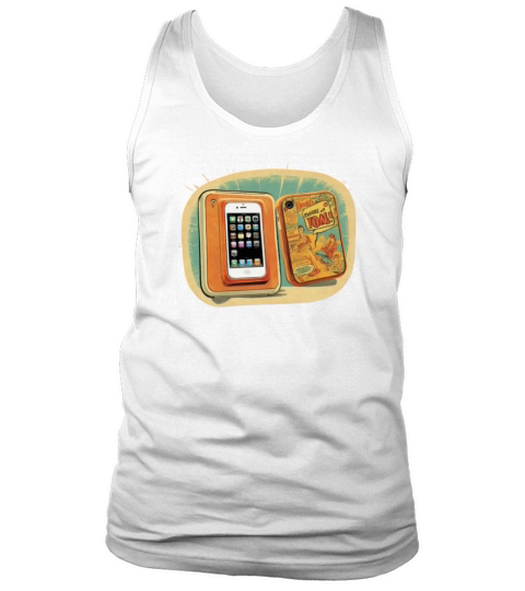 Retro Comic iPhone 3GS Tee - Vintage Tech Vibes Tank Top Unisex