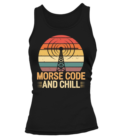 Amateur Radio Operator Ham Radio Morse Code Tank top Woman