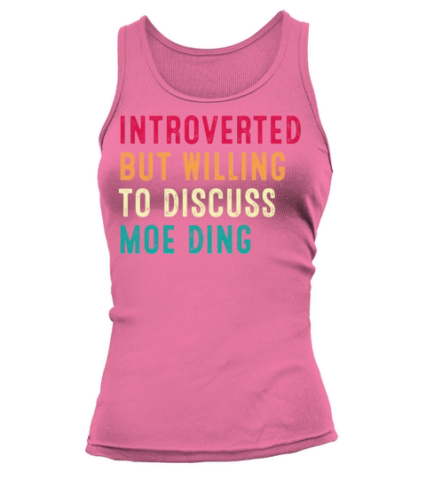 Introverted But Willing To Discuss Moo Deng Retro Tank top Woman