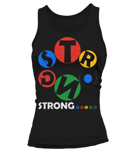 Strong Color Design Vintage Tank top Woman