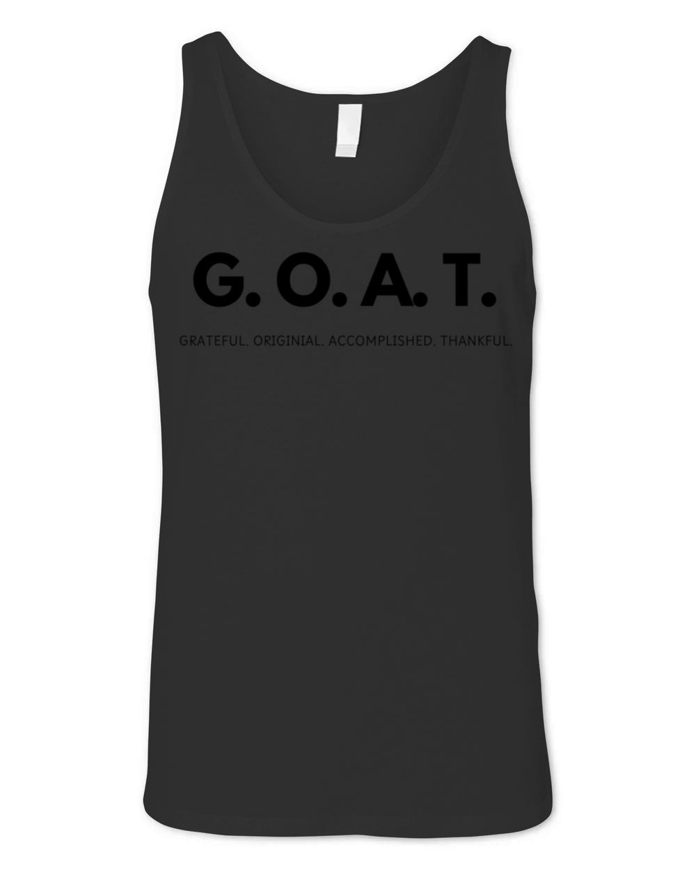 GOAT Unisex Jersey Tank