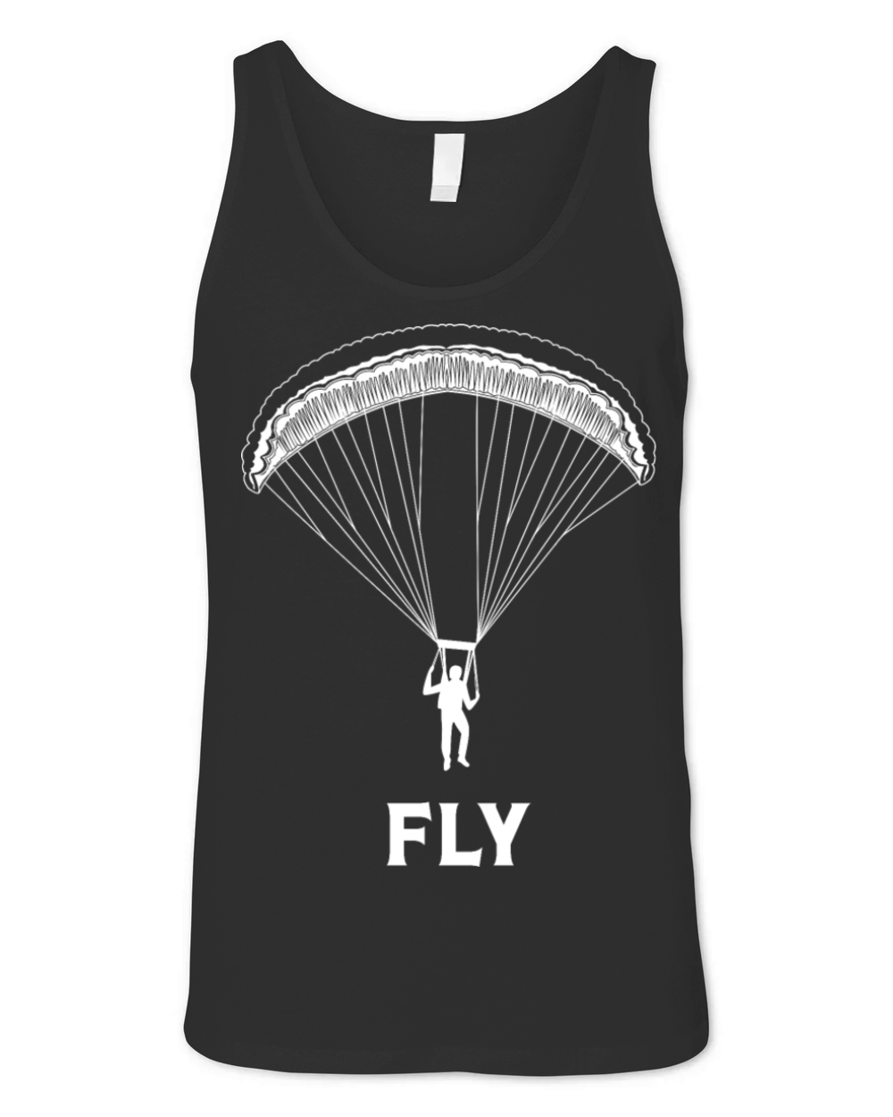 Vintage Paragliding Pilot Fly Paraglider Unisex Jersey Tank