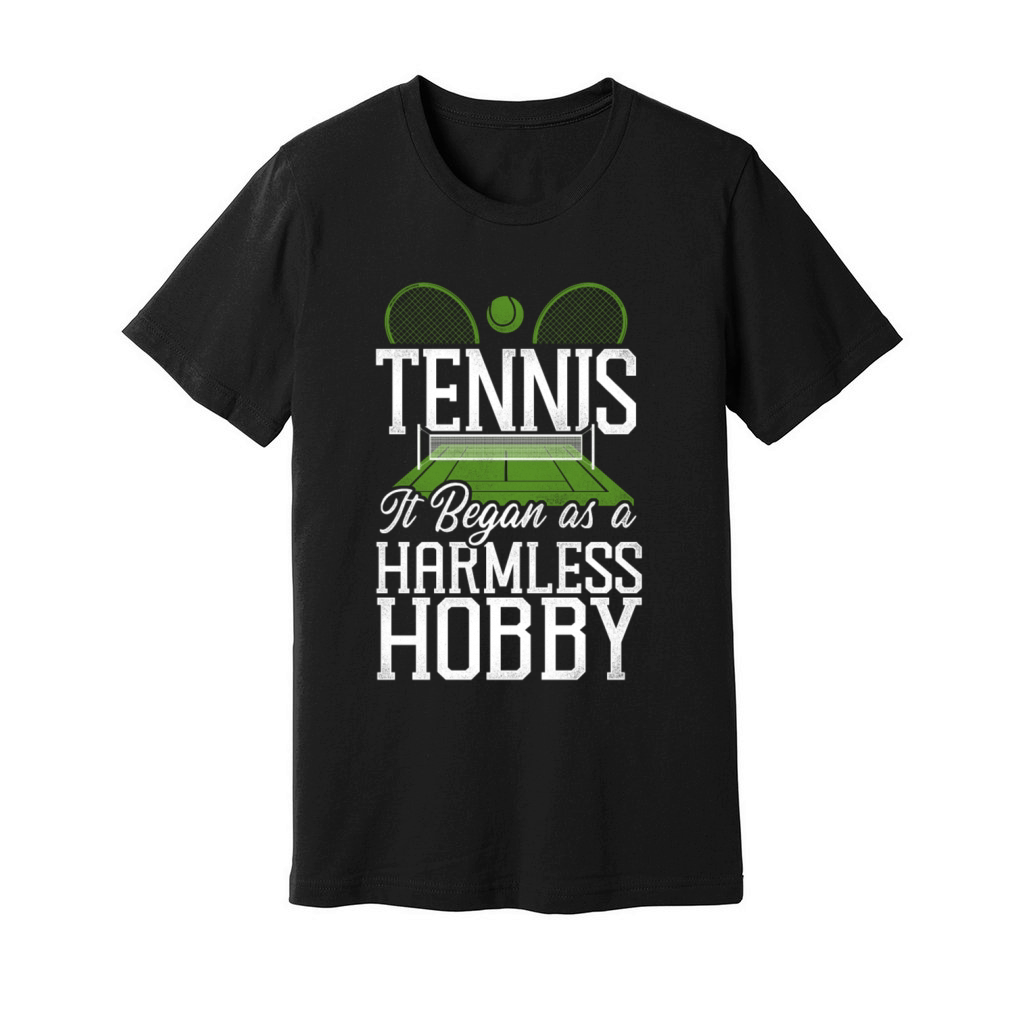 Funny Tennis Player Racket Tennis Unisex Jersey Tee