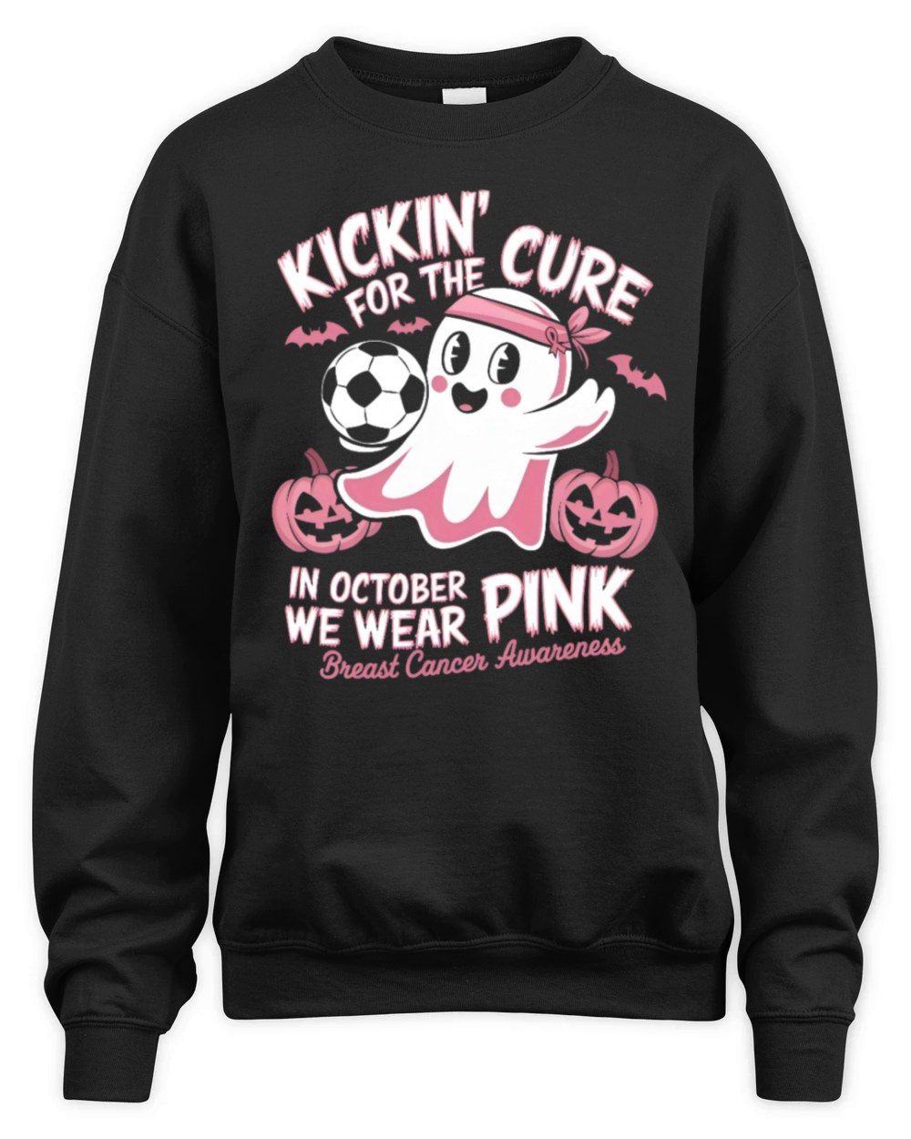 Breast Cancer Awareness Kickin Unisex Premium Crewneck Sweatshirt