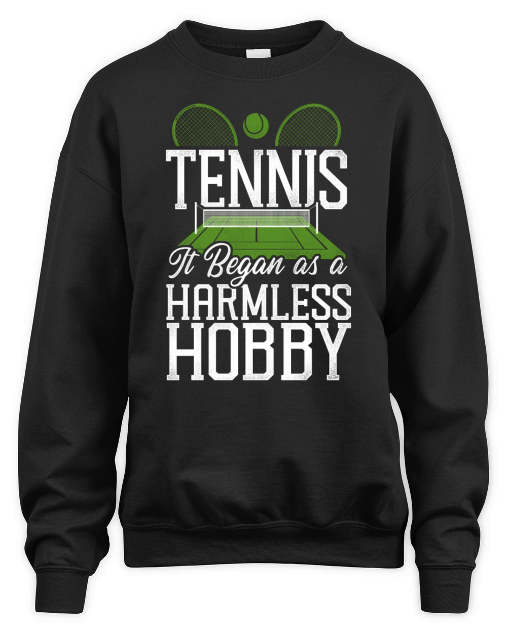 Funny Tennis Player Racket Tennis Unisex Premium Crewneck Sweatshirt