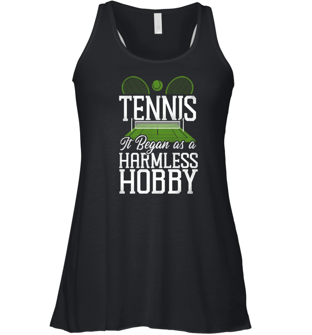 Funny Tennis Player Racket Tennis Women's Flowy Tank Top