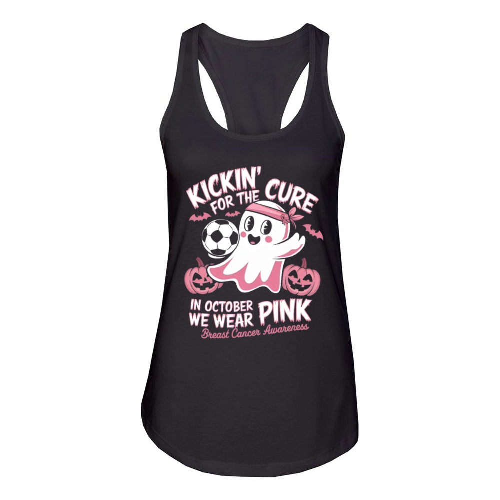 Breast Cancer Awareness Kickin Women's Racerback Tank