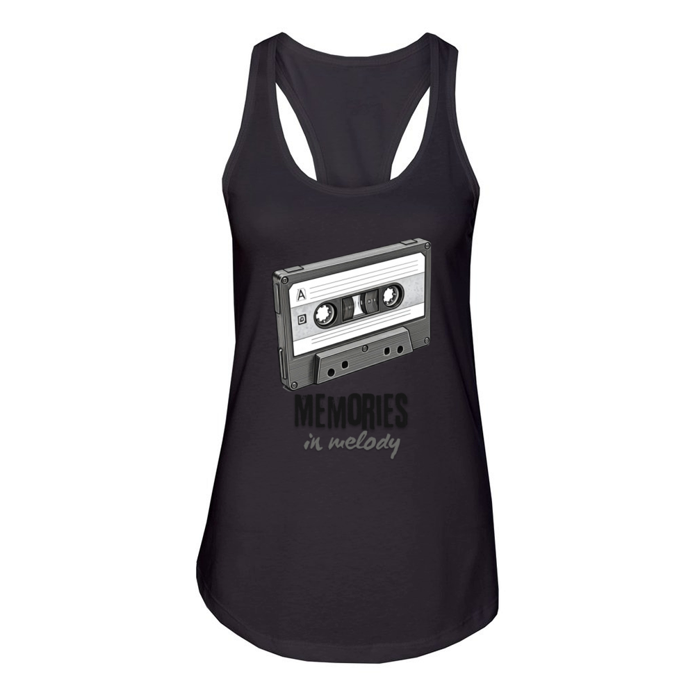 Memories in melody Women's Racerback Tank
