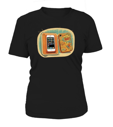 Retro Comic iPhone 3GS Tee - Vintage Tech Vibes Women's T-Shirt