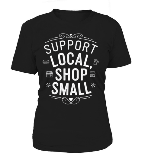 Vintage Style Shop Small Local Business Graphic Women's T-Shirt