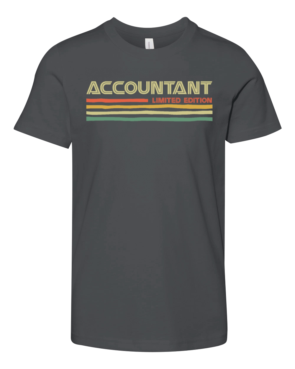 Accountant Limited Edition Retro Vintage Tax Day Youth Unisex Jersey Tee