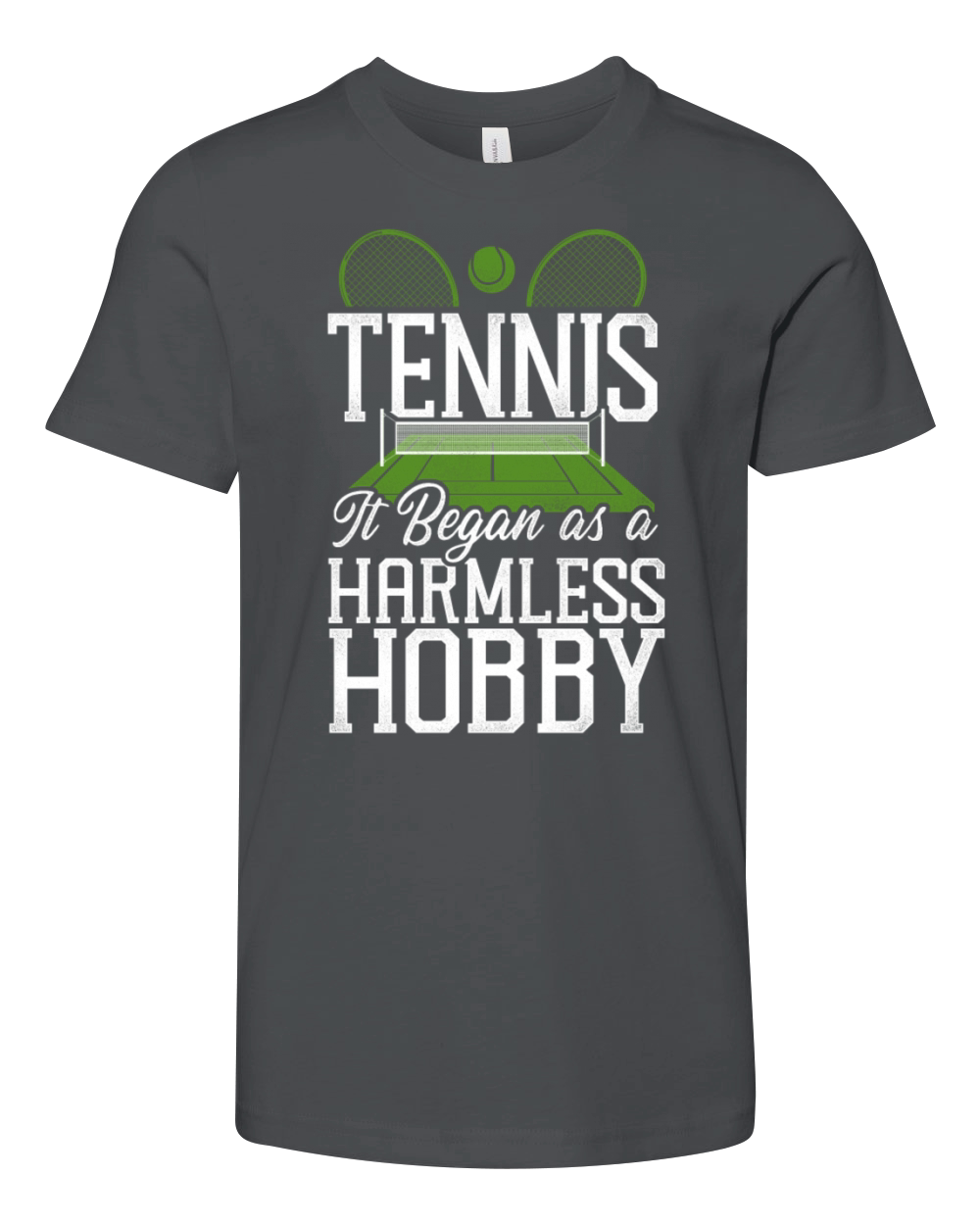 Funny Tennis Player Racket Tennis Youth Unisex Jersey Tee