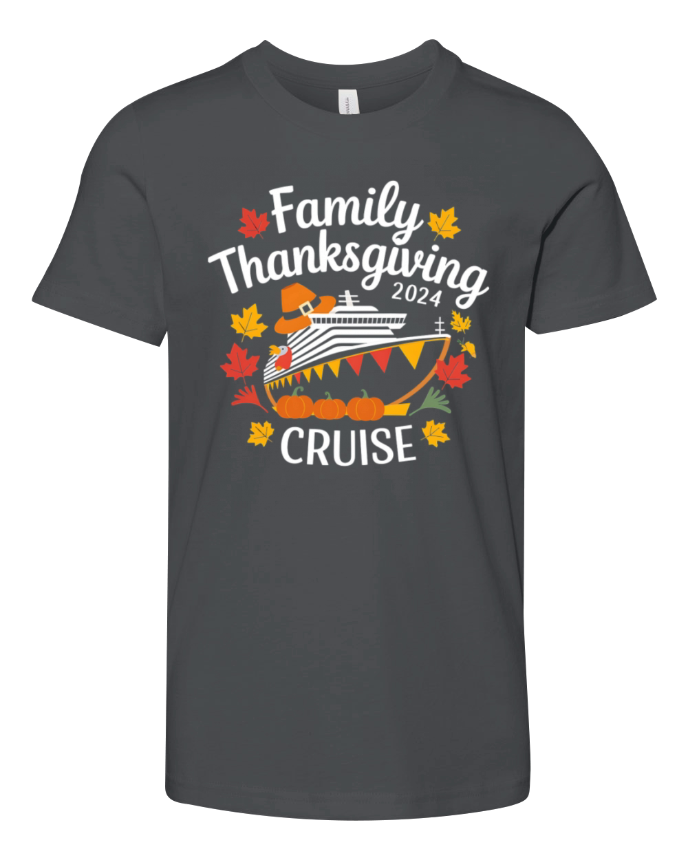 Thanksgiving Cruise Squad 2024 Youth Unisex Jersey Tee