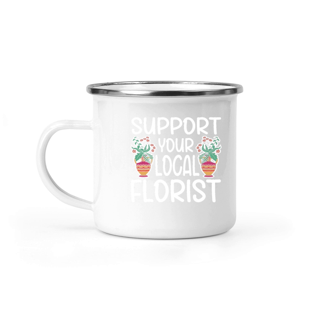 Florist Floral Flower Floristry Camping Mug