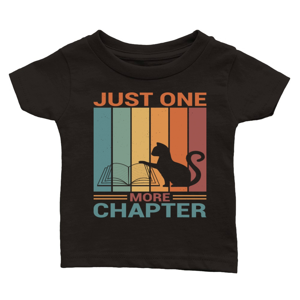One More Chapter Book Girly Classic Baby Crewneck T-shirt