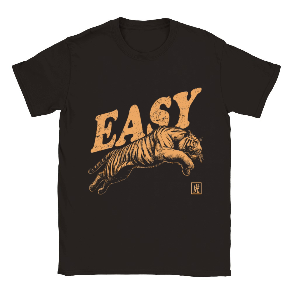 Vintage Tiger Throwback Design For Men Women Kids Classic Kids Crewneck T-shirt