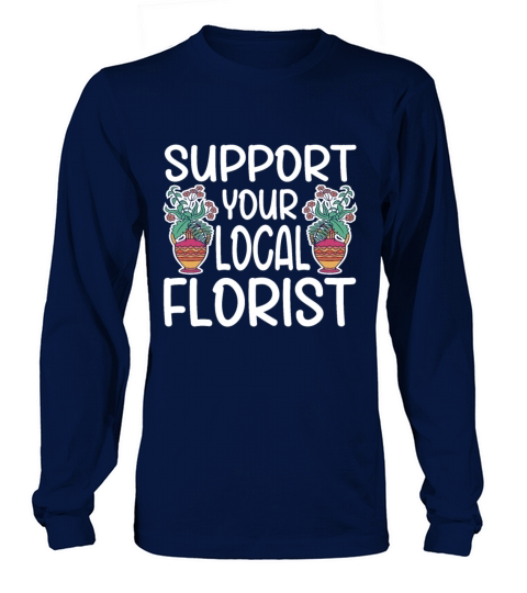 Florist Floral Flower Floristry Long sleeved Unisex
