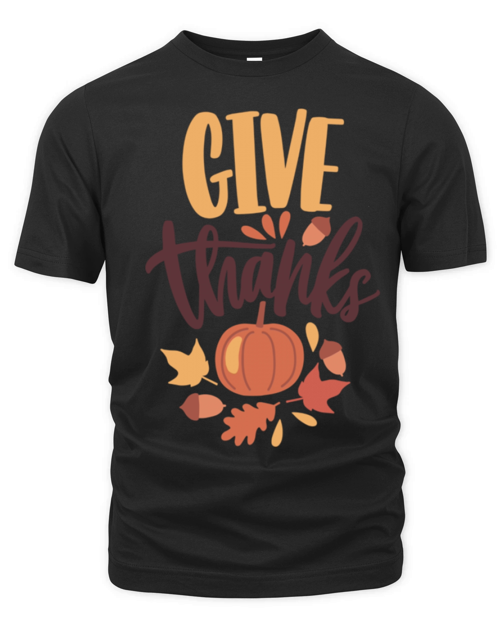 Give Thanks For Thanksgiving Organic Unisex T-shirt