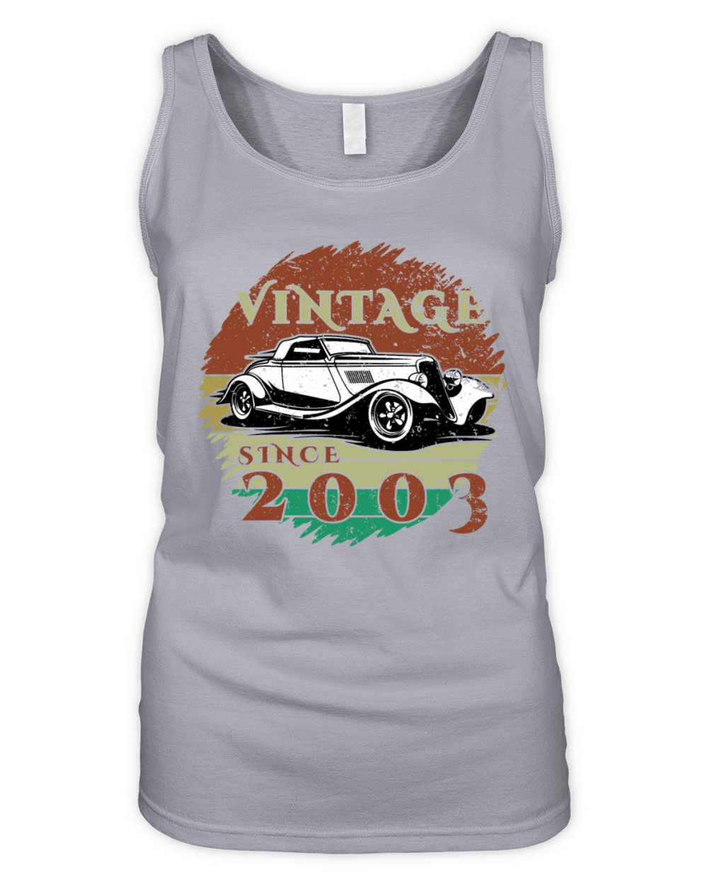 21st birthday Classic Car - Vintage since 2003 Organic Women's Tank Top