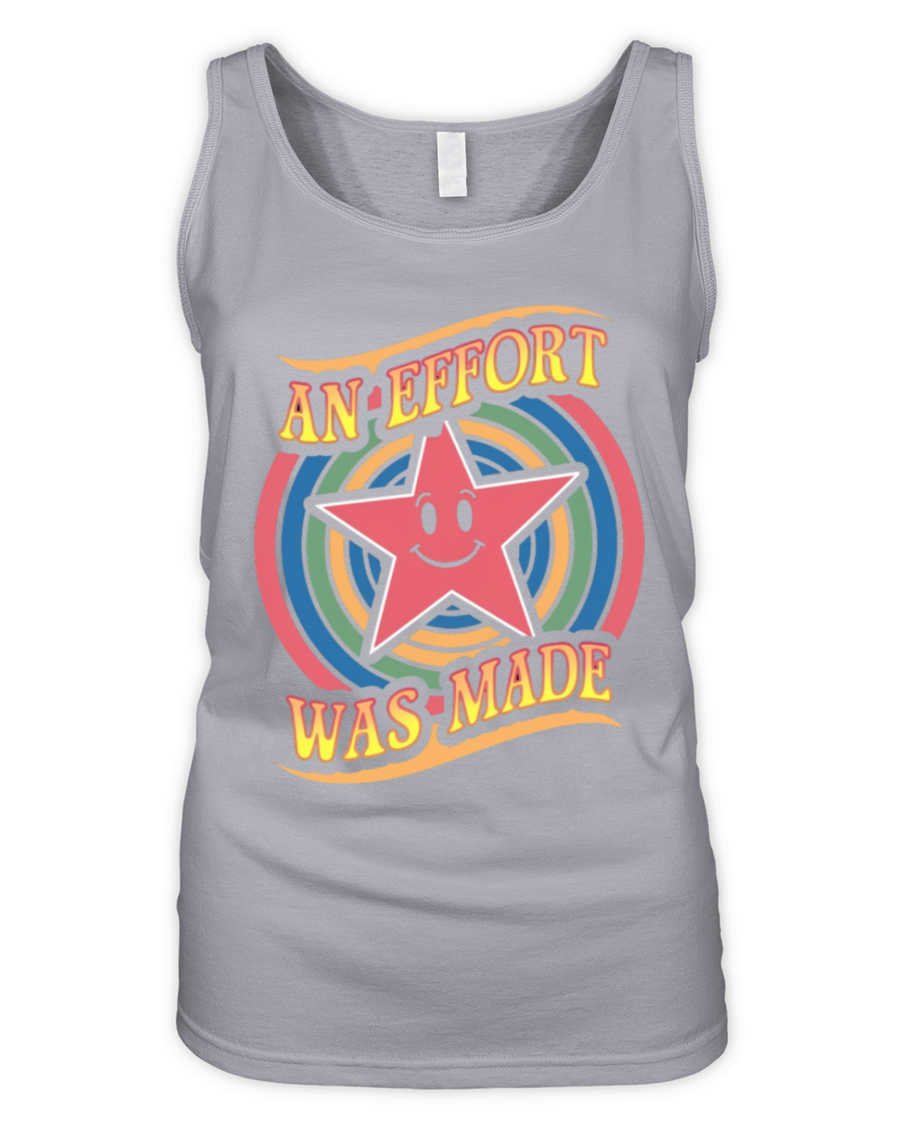 An Effort Was Made retro Organic Women's Tank Top