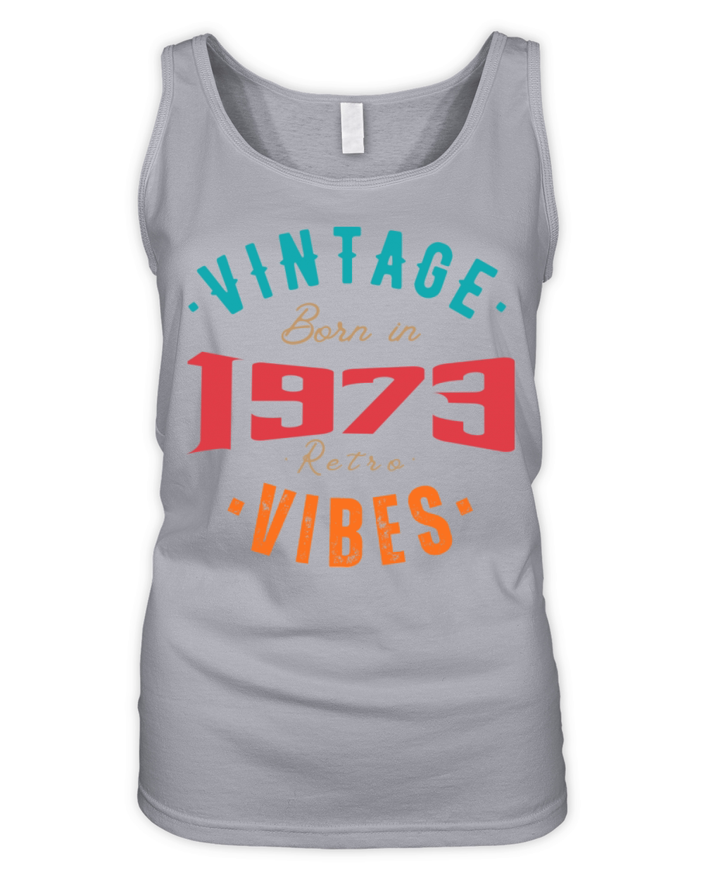 Born in 1973 - Retro Vibes Organic Women's Tank Top