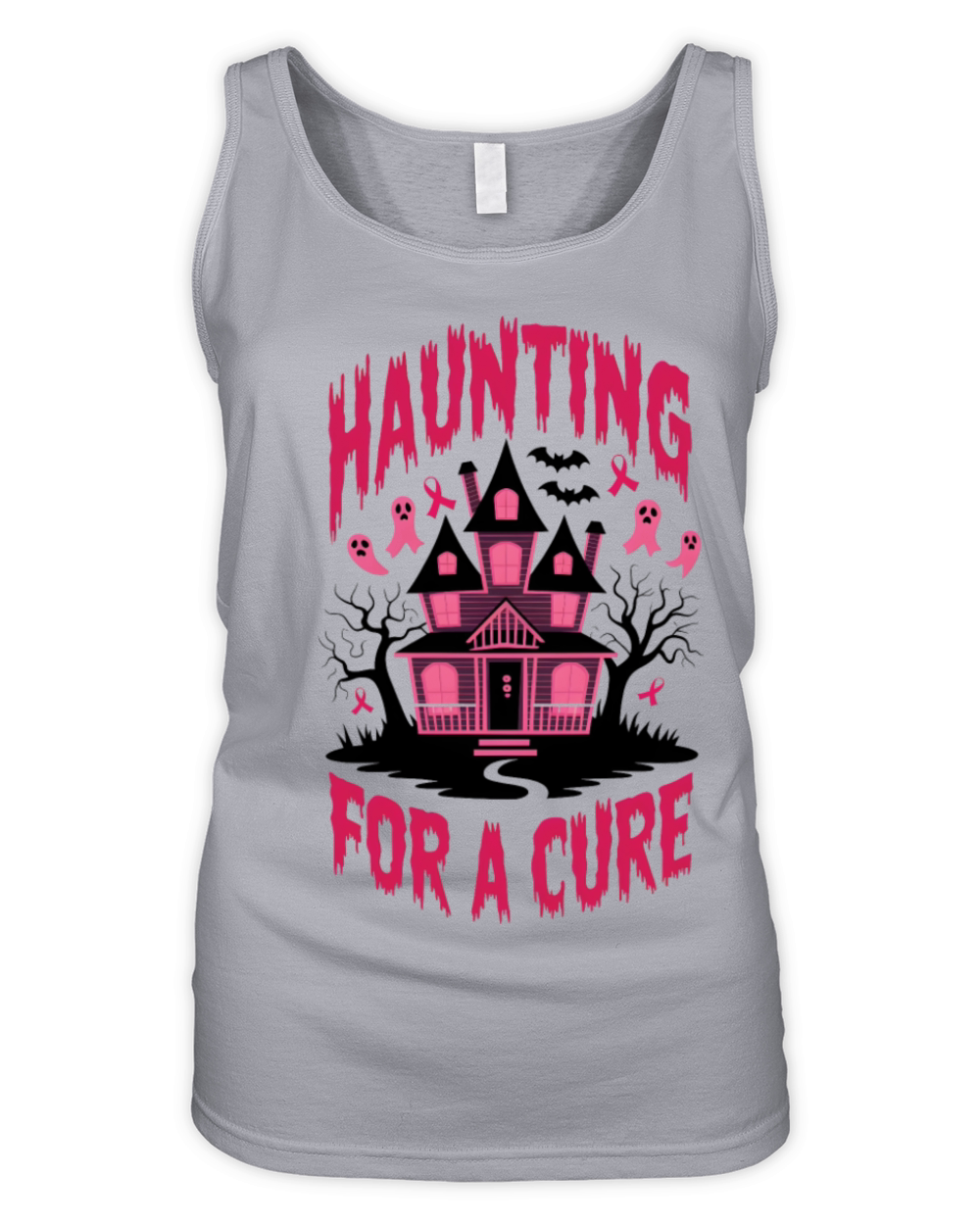 Haunting For A Cure Organic Women's Tank Top