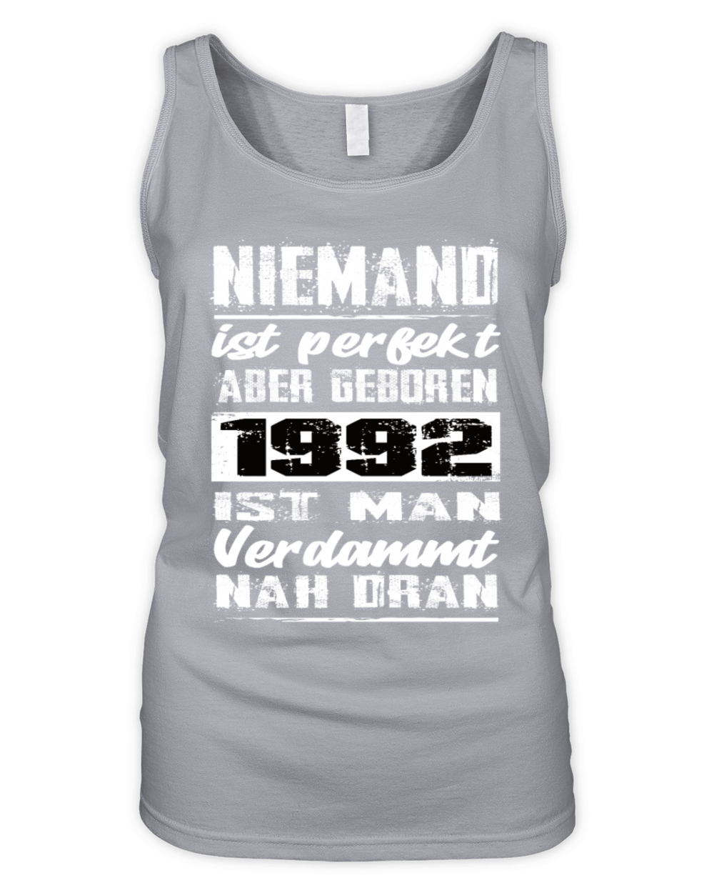 Nobody Is Perfect But Born 1992 Birthday Organic Women's Tank Top