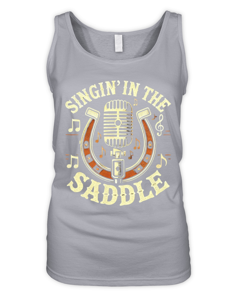 Singin in the Saddle - Country Music Lover Gifts Organic Women's Tank Top