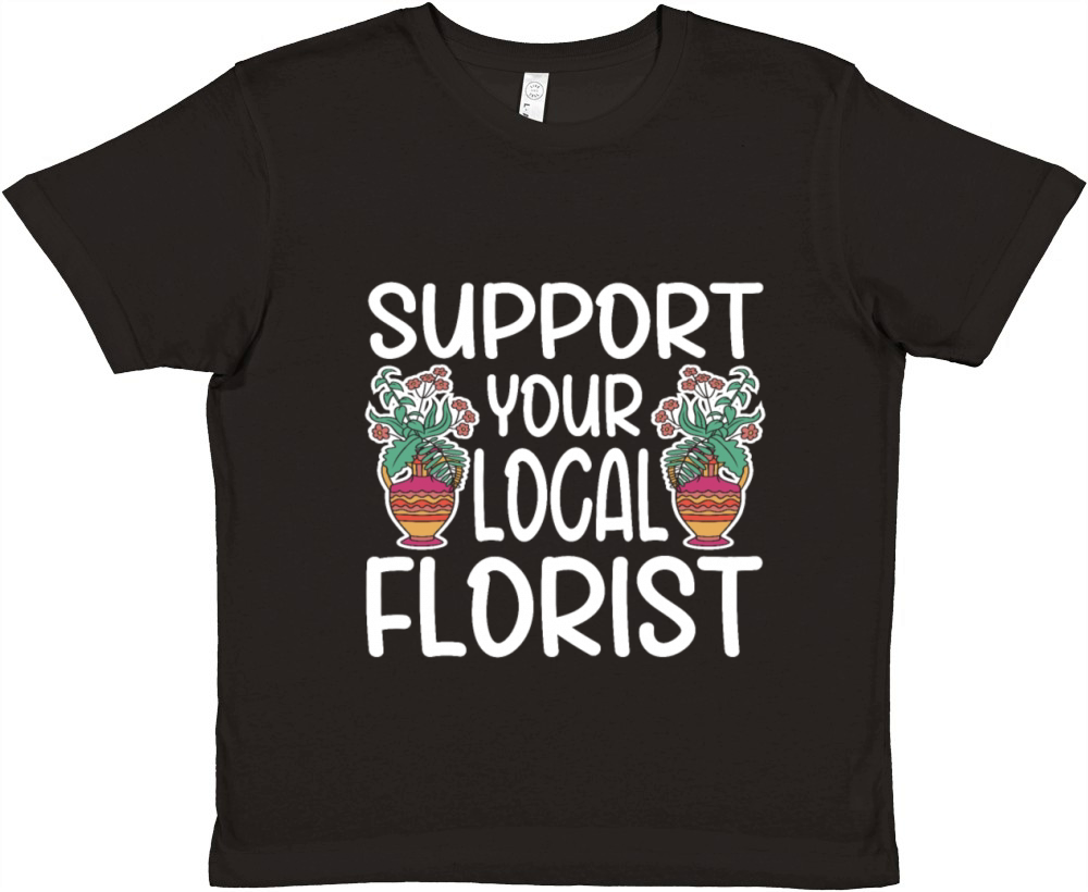 Florist Floral Flower Floristry Premium Kids Crewneck T-shirt