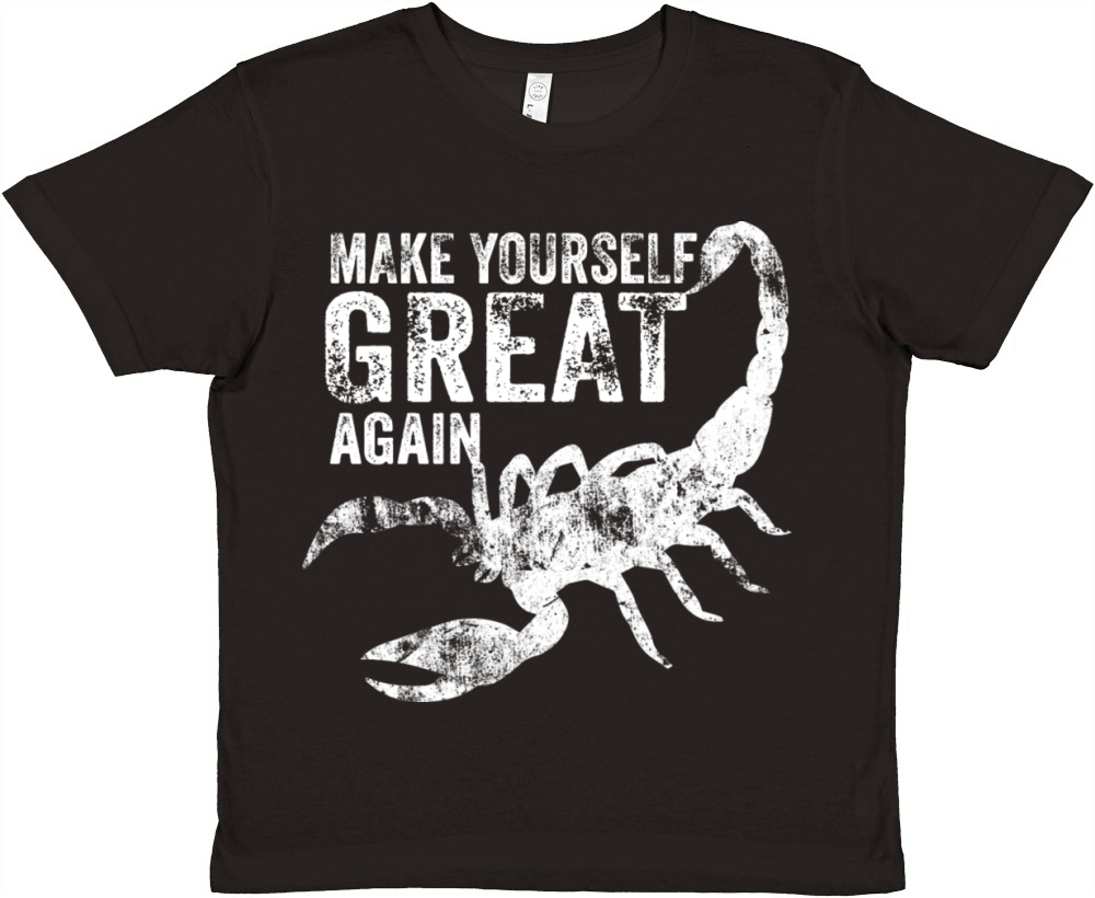 Make Yourself Great Again Scorpion Premium Kids Crewneck T-shirt