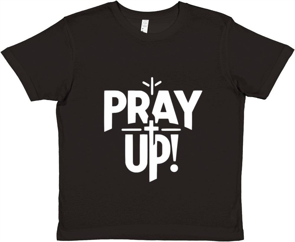 Pray Up Premium Kids Crewneck T-shirt