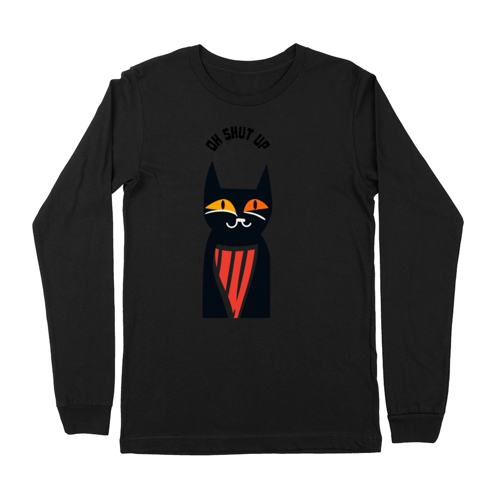 Funny Cute Black Cat Premium Long Sleeve