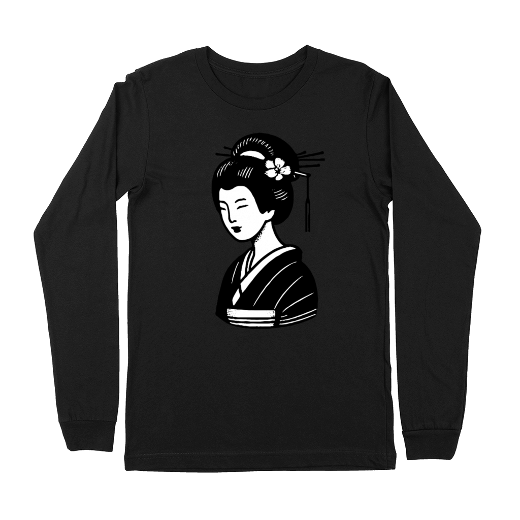 Japanese Geisha Tattoo Premium Long Sleeve