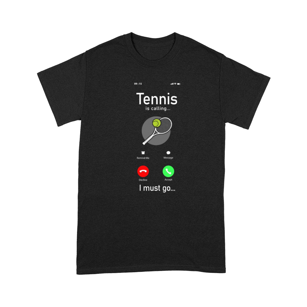 Funny Tennis Player Racket Phone Premium T-shirt