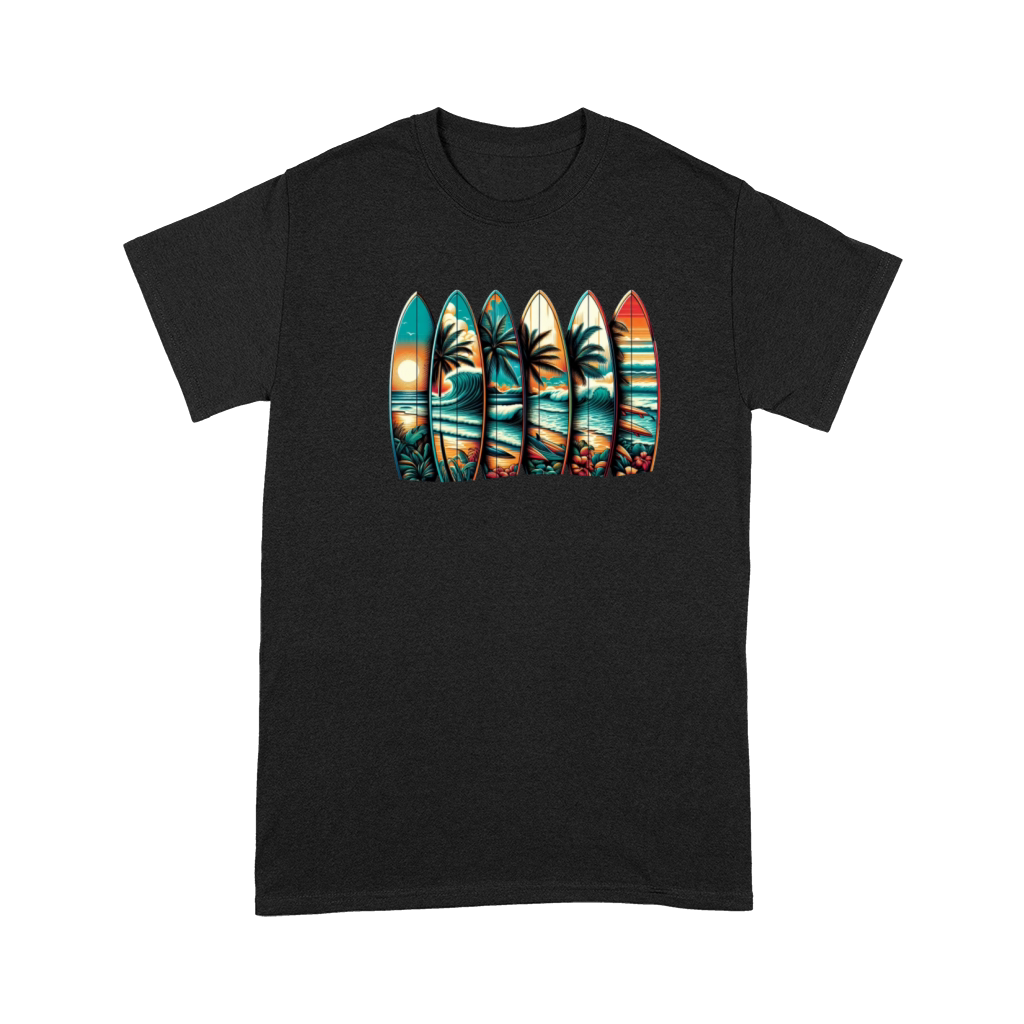 Surfboard Art Surfing Retro Surfer Surf Shop Premium T-shirt